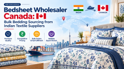 Bedsheet Wholesaler Canada: Bulk Bedding Sourcing from Indian Textile Suppliers