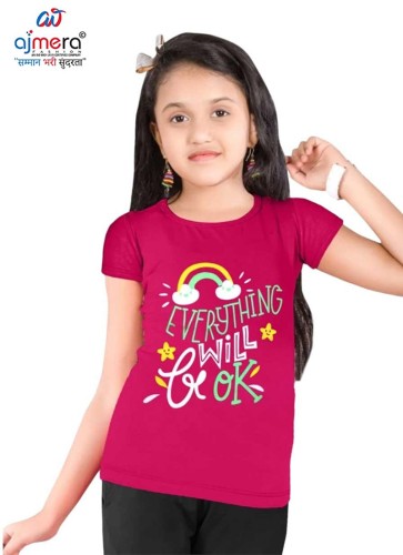 Girls T-Shirts Manufacturers in Shahpura