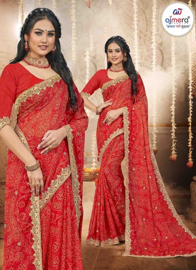 Affordable Bandhani Sarees Timeless Style at Unbeatable Prices in Surat