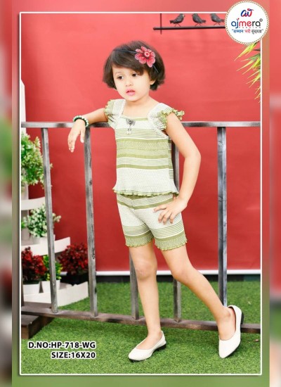 Ajmera Fashion Kids Summer Collection Skirts and Shorts in Cotton Denim and More Wholesale in Surat