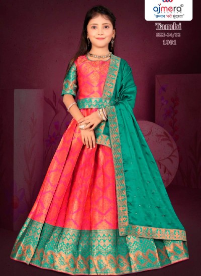 Ajmera Fashions Exclusive Kids Lehenga Choli Range Comfortable Colorful and Affordable in Surat