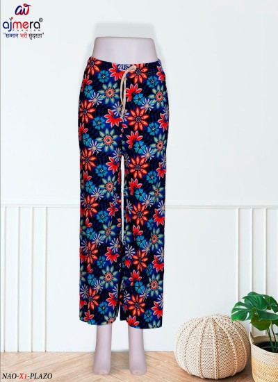 Bold Pattern Palazzo Pants for Women All Day Comfort and Style in Surat