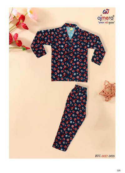 Boys Sleepwear and Loungewear Sets Bulk Deals at Factory Rates in Surat