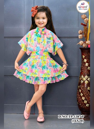 Buy Kids Designer Dresses in Bulk Festive Casual and Traditional Styles at Wholesale Rates in Surat