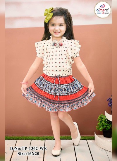 Buy Kids Designer Dresses in Bulk Festive Casual and Traditional Styles at Wholesale Rates in Surat