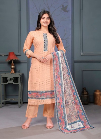 Chikan Kari Kurti Hand Embroidered Cotton Georgette Tunic for Women Traditional Lucknowi Craftsmanship in Surat