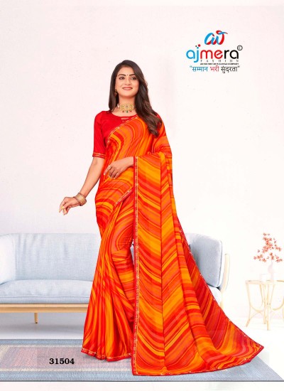 Classic Georgette Chiffon Saree Timeless Elegance and Comfortable Wear in Surat