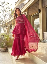 Classic Sarara Ghara Dress Embellished Partywear Collection  in Surat