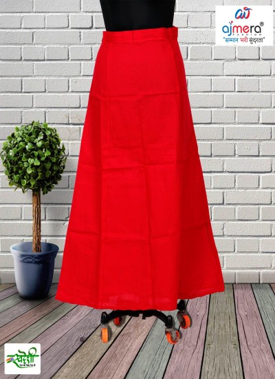 Contemporary Poplin Petticoats for Effortless Saree Elegance in Surat