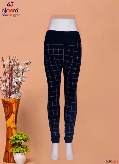 Dark Check Pattern Womens Jeggings for a Sleek Look in Surat