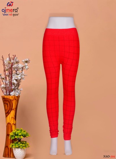 Dark Check Pattern Womens Jeggings for a Sleek Look in Surat