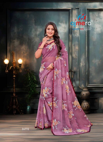 Designer Georgette Saree Effortless Draping and Timeless Charm in Surat
