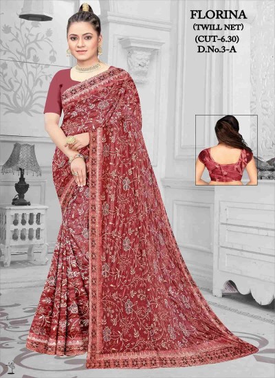 Designer Net Sarees in Vibrant Shades Perfect for Festive Wear in Surat