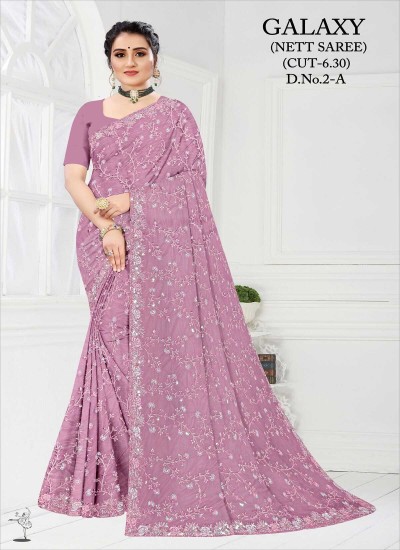 Designer Net Sarees with Embellishments Perfect for Festive Wear in Surat