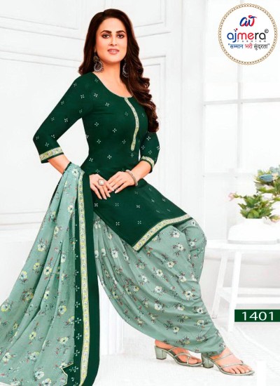 Designer Patiala Salwar Kameez Festive Wear in Vibrant Cotton or Silk in Surat