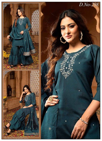 Designer Sharara and Gharara Suits Wholesale Collection by Ajmera Fashion in Surat