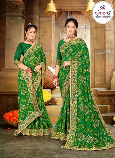 Discover Rapier Bandhani Saree Sleek Elegance and Heritage Craft in Surat