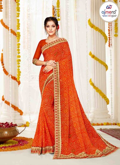 Discover Versatile Bandhani Saree Traditional Charm and Modern Style in Surat
