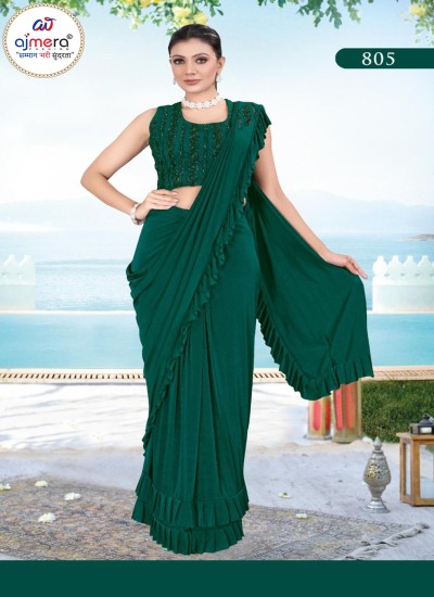 Effortless Elegance Ready to Wear Pre Stitched Sarees for Every Occasion Ajmera Fashion Limited in Surat
