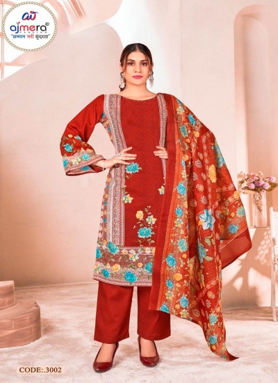 Elegant Pakistani Suit with Dupatta Premium Cotton or Chiffon Fabric in Surat