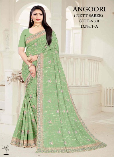 Embroidered Net Sarees Stunning Styles for Weddings and Festive Wear in Surat