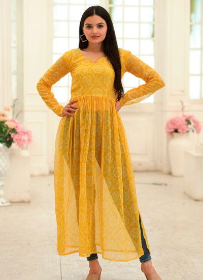 Exclusive Bulk Georgette Kurtis New Factory Prices Exquisite Styles in Surat