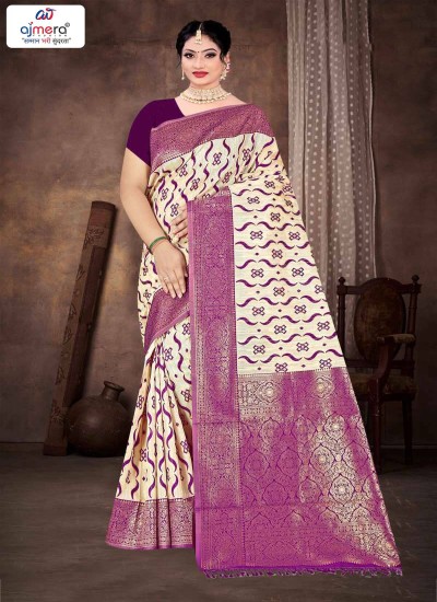 Fancy Banarasi Saree Featuring Intricate and Elegant Patterns in Surat
