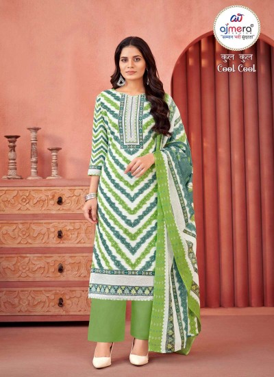 Fancy Printed Cotton Suit Jaipuri Motifs in Contemporary Styles in Surat