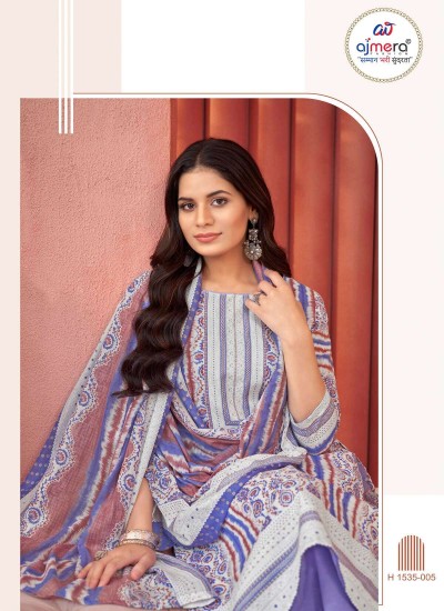 Fancy Printed Cotton Suit Jaipuri Motifs in Contemporary Styles in Surat