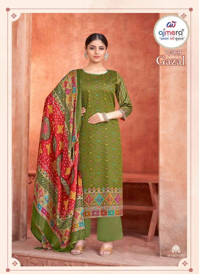 Fusion Style Jaipuri Suit Classic Rajasthani Prints in Trendy Cuts in Surat