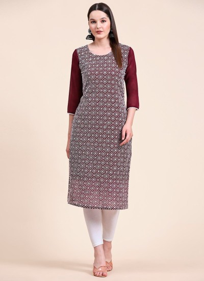 Georgette Kurtis at Factory Rates Latest Designs for Bulk Buyers in Surat