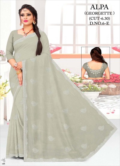 Georgette Saree Latest Collection 2025 Elegant and Lightweight in Surat