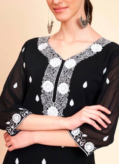 Get Premium Georgette Kurtis in Bulk at Manufacturer Rates in Surat