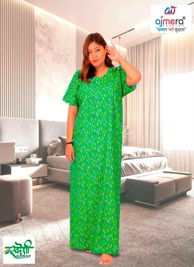 Girls Nightwear with Trending Prints Soft Knit Cotton Modal and Satin Comfort in Surat
