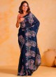 Graceful Embroidered Georgette Saree Perfect for Celebrations  in Surat
