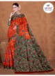 Handcrafted Kalamkari Saree Indian Folk Art Woven in Elegance  in Surat