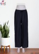 High Waisted Plain Palazzo Pants for Women All Day Comfort  in Surat