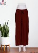 High Waisted Plain Palazzo Pants for Women All Day Comfort  in Surat