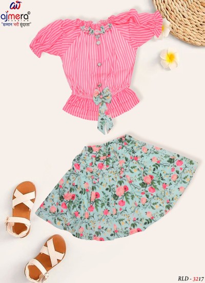 Kids Party Wear Outfits Stylish and Comfortable Designer Clothes for Girls Silk Satin and Tulle Fabrics in Kuwait