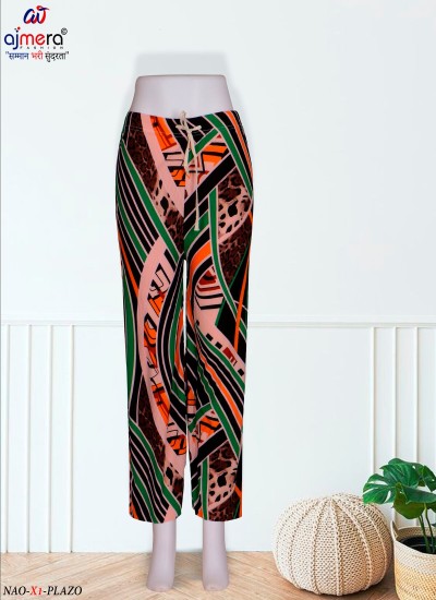 Latest Printed Palazzo Pants for Women Flowy and Stylish Fit in Surat