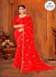 Lightweight Georgette Bandhani Saree Vibrant Festive Wear  in Surat