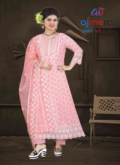 Long Fancy Kurti for Women with Elegant Embellished Details in Surat