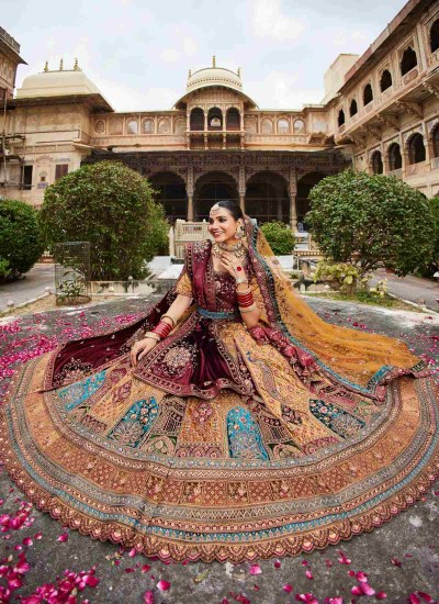 Manish Malhotra Lehenga New Collection Luxury and Elegance Exclusively At Ajmera Fashion Limited in Surat