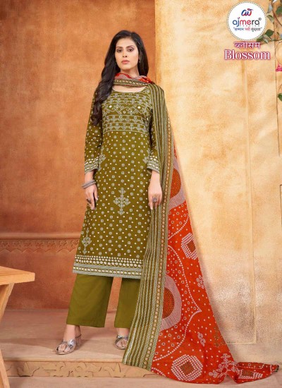 New Arrival Jaipuri Suit Set Intricate Prints in Vibrant Hues in Surat
