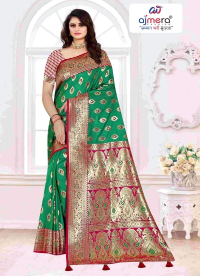 Opulent Fancy Silk Saree Designer Wear with Modern Appeal in Surat