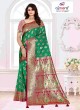 Opulent Fancy Silk Saree Designer Wear with Modern Appeal  in Surat