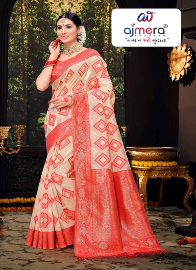 Ornate Banarasi Cotton Fancy Saree with a Timeless Look in Surat