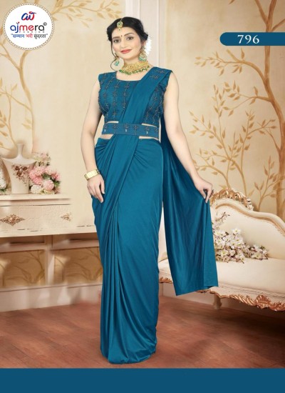 Pre Stitched Ready to Wear Sarees The Perfect Blend of Tradition and Convenience Ajmera Fashion Limited in Surat