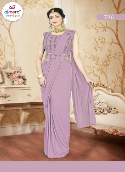 Pre Stitched Ready to Wear Sarees The Perfect Blend of Tradition and Convenience Ajmera Fashion Limited in Surat