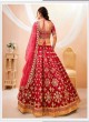 Premium Art Silk Lehenga Choli with Designer Jari and Sequins Embroidery for Special Occasions  in Surat